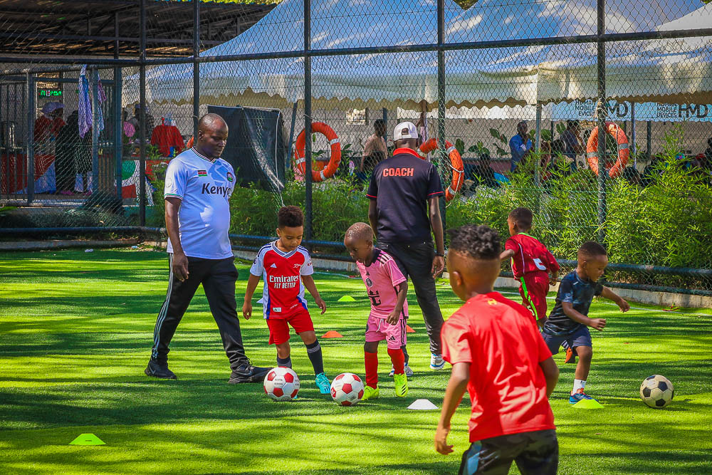 The Football Academy at Kiota School develops sports skills, teamwork, and discipline among learners. It provides structured training sessions that focus on improving football techniques and game understanding.