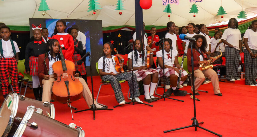 The Music program at Kiota School offers learners the opportunity to explore a wide range of musical instruments including piano, guitar, drums, and violin. It is designed to nurture creativity and provide a platform for self-expression through music.